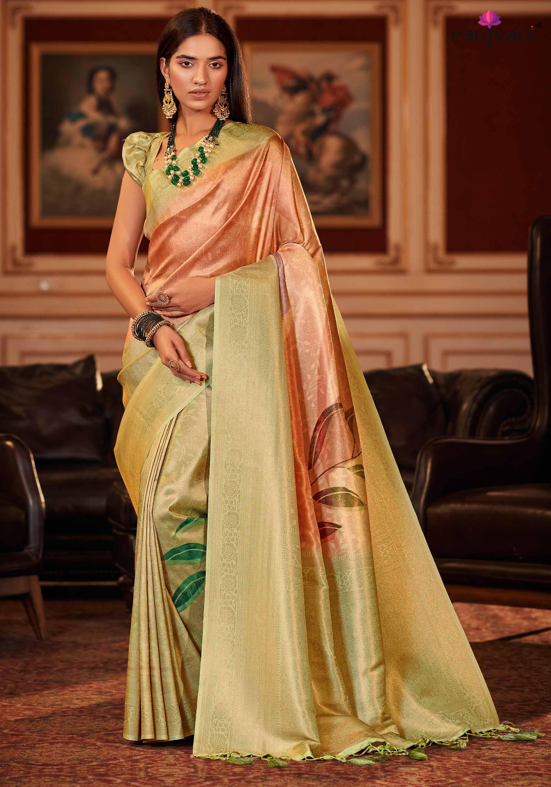 Scarlling Pattu Saree - Women's Clothing