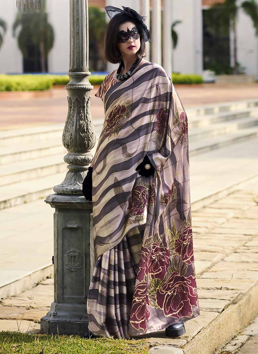 Shubra (Saree) - Satin Silk