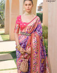 Sparrow Paithani Saree - Ranjvani