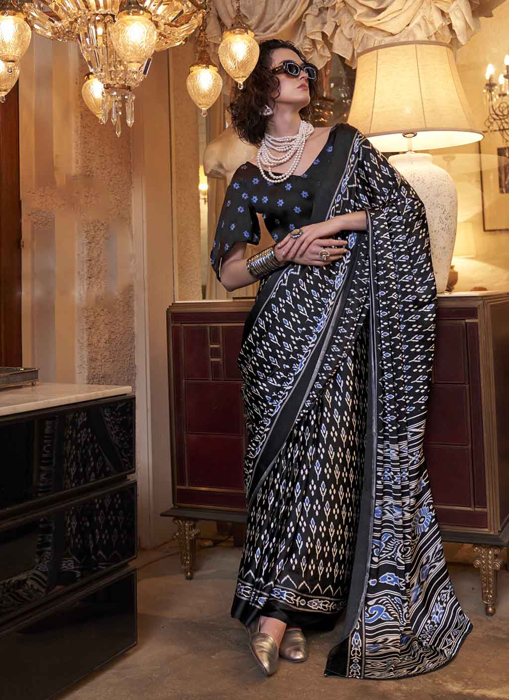 Tarang (saree) - Satin Silk