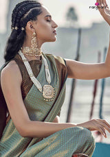 Uberra Pure Kanjivaram Saree - Kanjivaram Saree