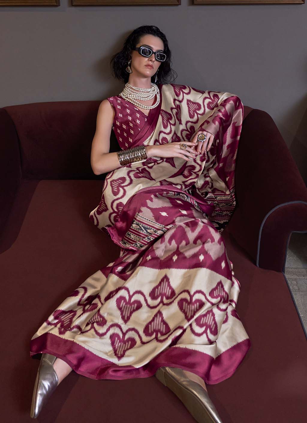 Universal (saree) - Satin Silk