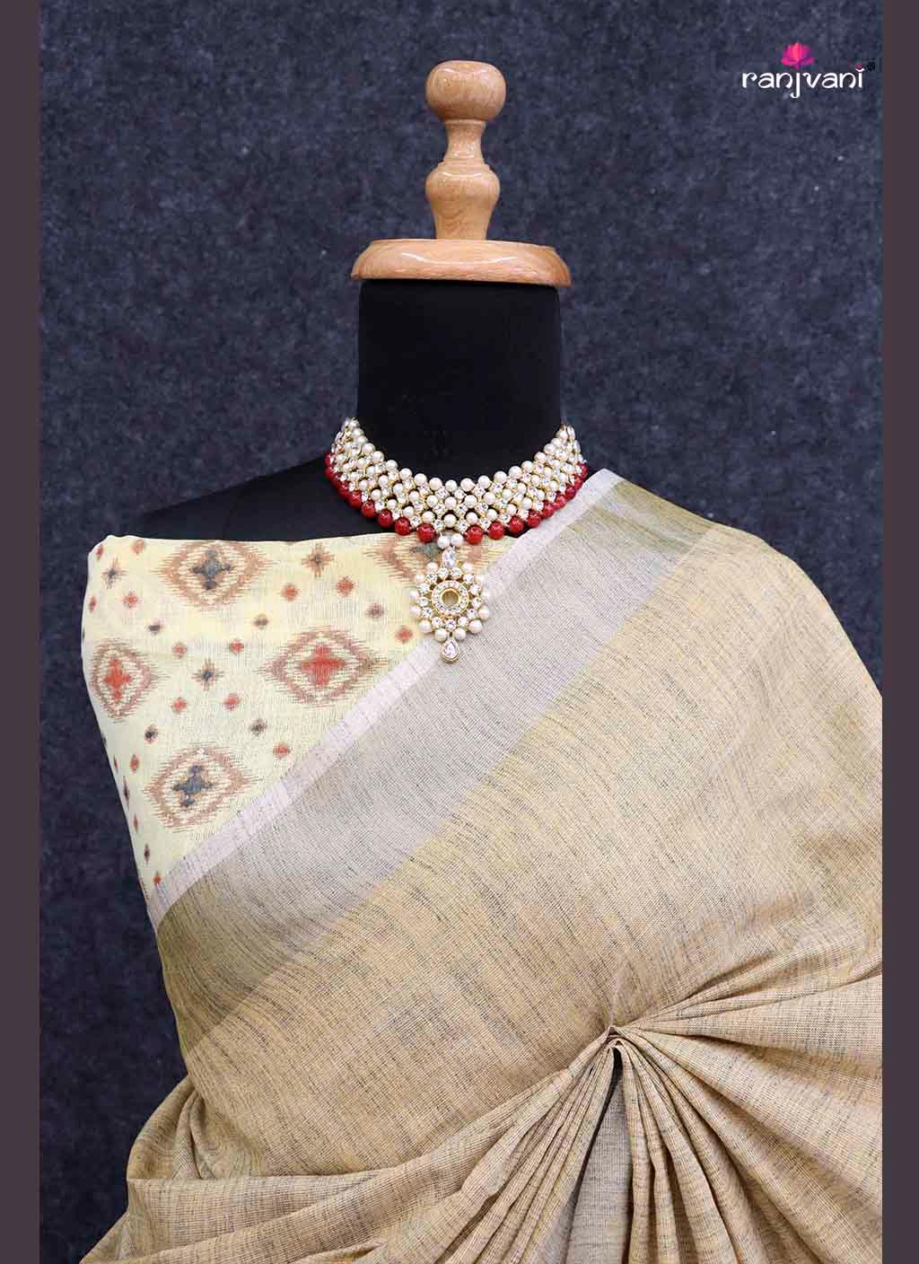 Vanita Pure Cotton Saree - Ranjvani