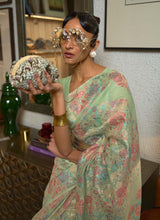 Vrindavan (Saree) - Kashmiri Weave