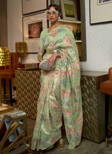 Vrindavan (Saree) - Kashmiri Weave